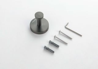 Крючок Aquatek Бетта AQ4601BGM шлифованный чёрный хром